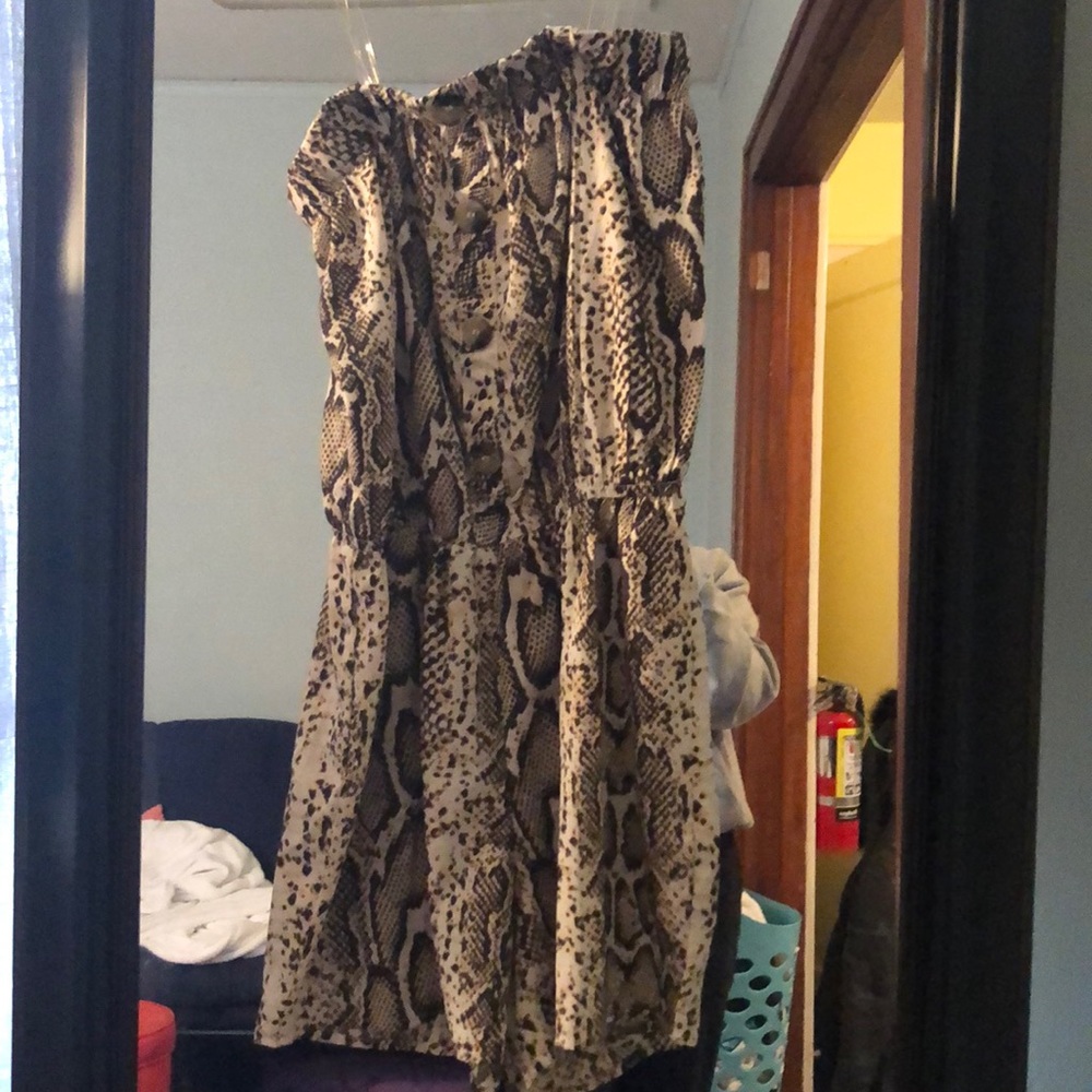 snakeskin romper